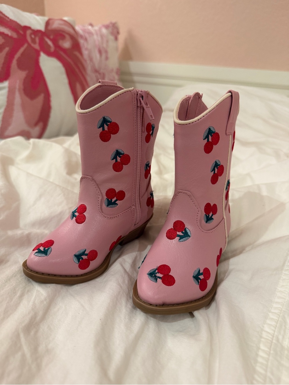Tucker + Tate Kids Cher Cherry Embroidered Western Boot